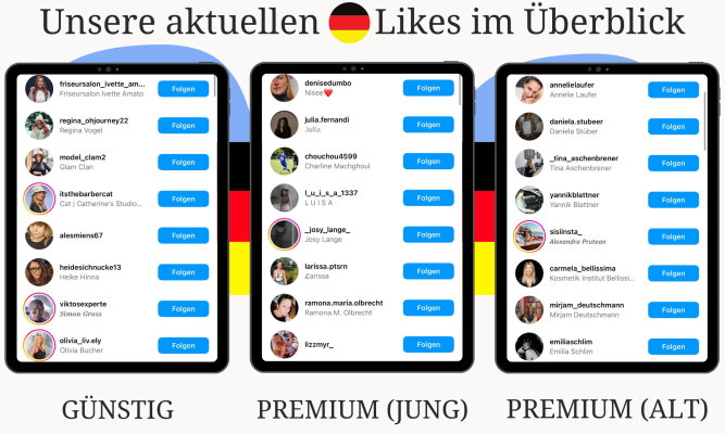 Deutsche Instagram Likes kaufen