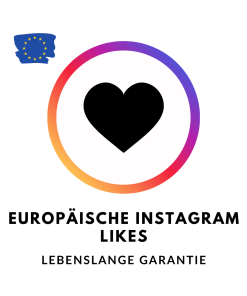 Schaltfläche zum Kauf von Europäische Instagram Likes