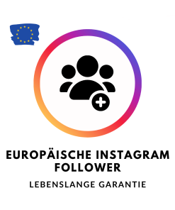 Schaltfläche zum Kauf von Europäische Instagram Follower