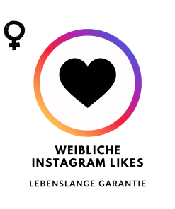 Schaltfläche zum Kauf von Instagram Likes Frauen