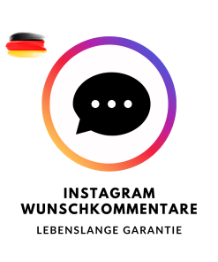 Schaltfläche zum Kauf von Deutsche Instagram Wunschkommentare