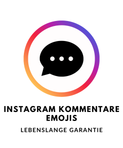 Schaltfläche zum Kauf von Instagram Kommentare Emojis