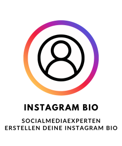 Schaltfläche zum erstellen einer Instagram Bio