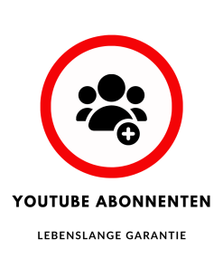 Schaltfläche zum Kauf von Youtube Abonnenten