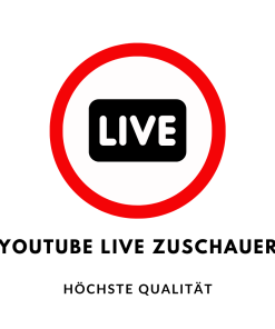 Schaltfläche zum Kauf von Youtube Live Zuschauer