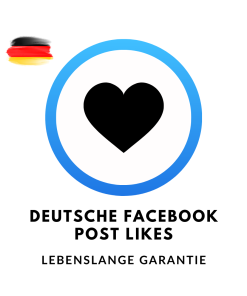 Schaltfläche zum Kauf von Deutsche Facebook Post Likes