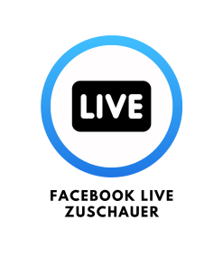 Schaltfläche zum Kauf von Facebook Live Zuschauer