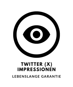 Schaltfläche zum Kauf von Twitter Impressionen